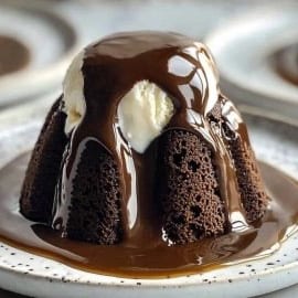 Molten Lava Cake.