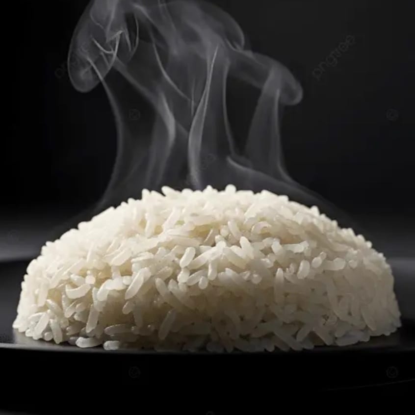 Steamed White Rice.